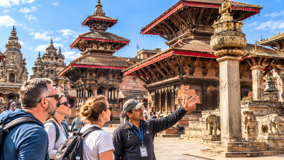Passeio com Guia pelos Patrimônios Mundiais da UNESCO em Katmandu