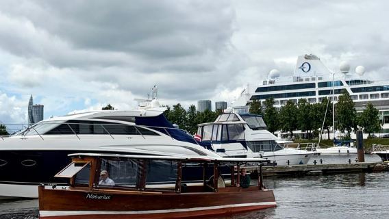 Riga Boat Tour from Central Market with Captain's Stories