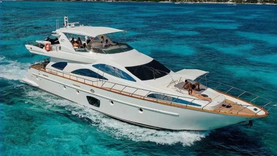 三亞遊艇出海【精品臻選】大型豪華遊艇滑滑梯（送航拍拍攝）浮潛海釣+水果飲料+海上玩具~超大空間家庭聚會