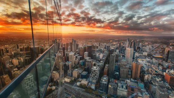 疏芬山+霍西爾巷+菲茲洛伊花園+聖巴特利爵教堂+墨爾本觀景台