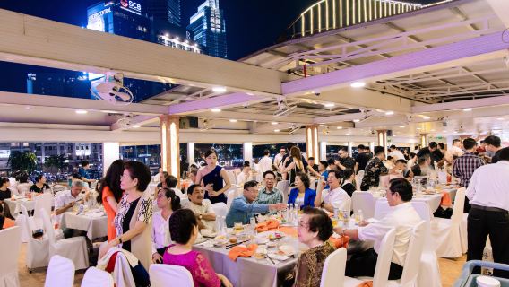 Saigon River Dinner Cruise with Water Puppet Show