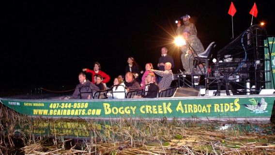 Orlando Everglades: 1-Hour Boggy Creek Night Airboat Tour