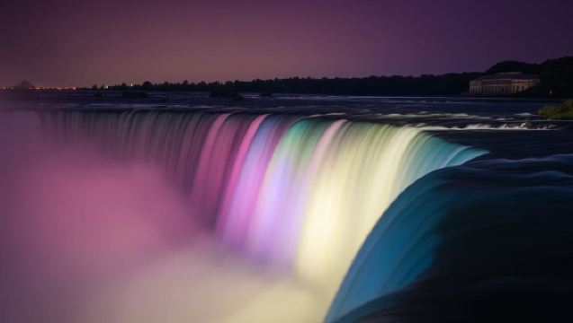 Niagara Falls, USA: Nightlight Experience with Fireworks