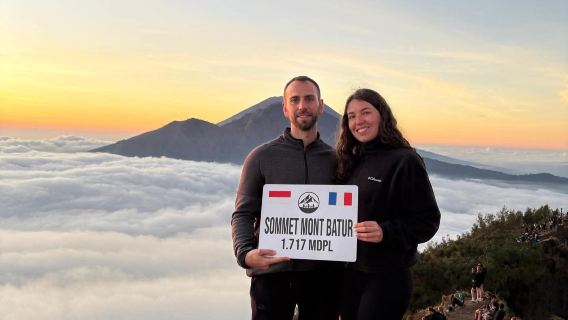 バリ島:バトゥール山トレッキング&バリスイング(オールインクルーシブ)