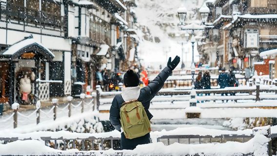perjalanan satu hari Sendai Ginzan Onsen dan Sendai Daikannon [Kunjungi Pemandian Air Panas yang Sama dengan Spirited Away]