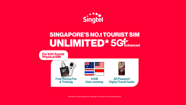 [Singapore] Singtel hi! | 5G SIM card | Changi Airport 24H/Downtown pick up | Optional EZlink transp