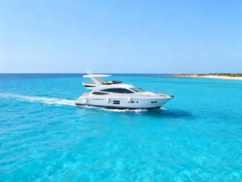 【廈門遊艇包船出海租賃】廈門五緣灣68英尺英國星瑞商務接待遊艇～觀光美景海上海釣團建生日聚會求婚用船