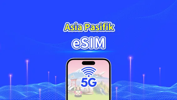 Asia Pasifik | 5G/4G | Paket Data Harian/Total | 1–30 hari | Penagihan 24 Jam | Kode QR