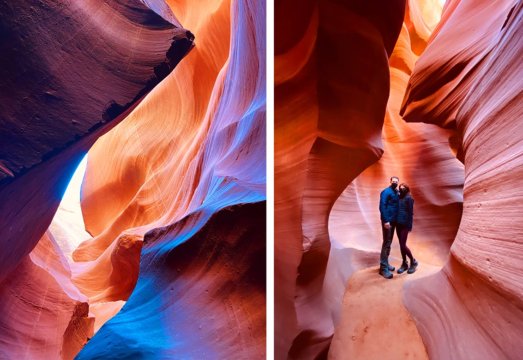 Lower Antelope Canyon and Horseshoe Bend Day Tour with Lunch