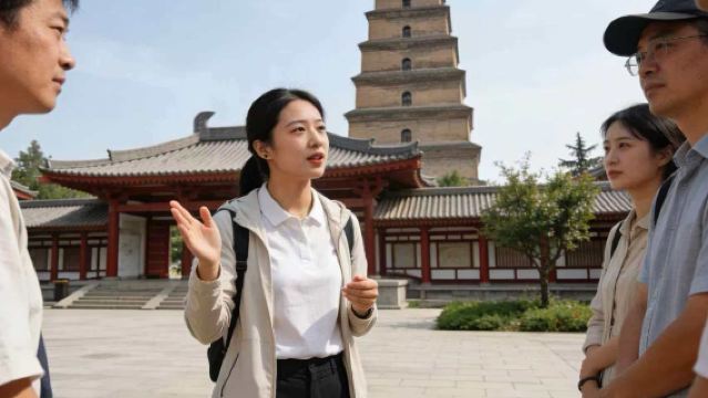 大慈恩寺+大雁塔半日遊【含門票/90分鐘深度導覽/藍牙耳機】