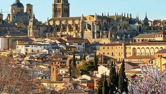 Berlepas dari Madrid: Bandar Lama Toledo & Istana Kincir Angin Consuegra Lawatan Sehari (Lawatan Sewa Peribadi)
