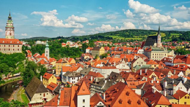 Lawatan sehari dengan sewaan peribadi ke Prague + Pekan Český Krumlov + Pekan České Budějovice, Republik Czech