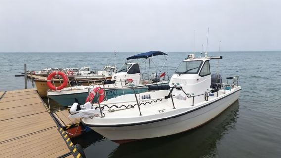 Qinhuangdao yacht charter fishing - Beidaihe putao island 7 m fishing boat private fishing cruise
