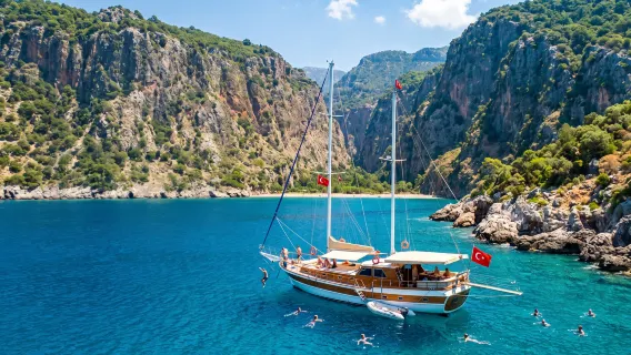 Fethiye Butterfly Valley Boat Trip in Ölüdeniz Transfer Optional