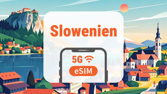 Slowenien 5G eSIM | Triple-Netzwerk • KI-Apps & TikTok | 1–30 Tage | QR-Code