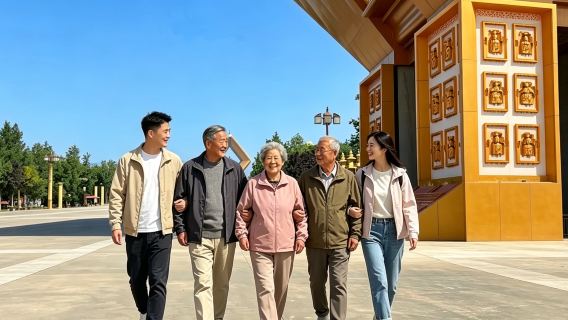 Kawasan Tengah Budaya Famen + Makam Qianling   Pakej persendirian eksklusif [pengangkutan khas + penerangan berpandu sepanjang perjalanan] lawatan sehari