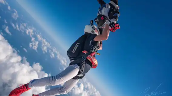 浙江湖州安吉高空雙人跳傘【3300公尺自由落體+專業高清視訊拍攝+視訊剪輯】