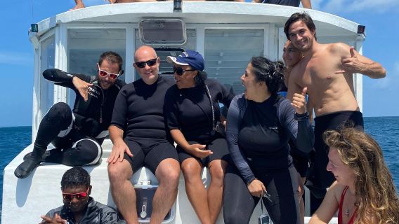 モルディブ ラズドゥー島で体験ダイビング スキューバダイビング/フリーダイビング/シュノーケリング/O+A認定コース 3時間【モルディブダイビングコース】