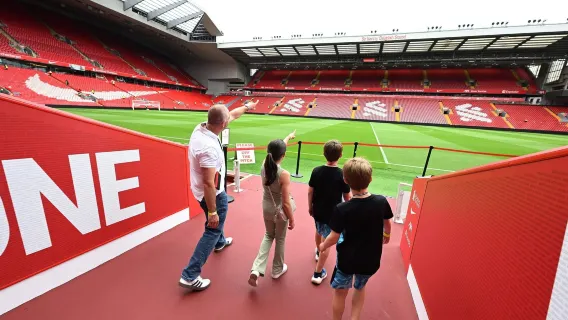 Erlebnisbesuch im Anfield Stadium & Museum des Liverpool Football Club in Großbritannien