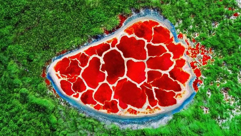 五湖穿越烏蘭湖+騰格裡沙漠龍眼翡翠湖一日遊【升級六湖車型可選+贈航拍】