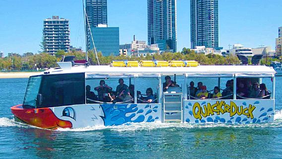 Surfers Paradise Gold Coast anfibio Duck Tour biglietto elettronico - consigliato per famiglie