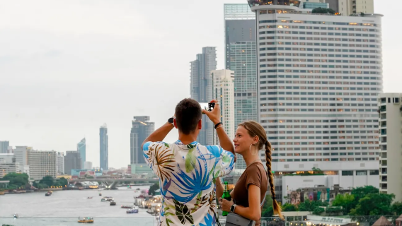 Tour gastronómico a pie por el mercado nocturno del Barrio Chino de Bangkok