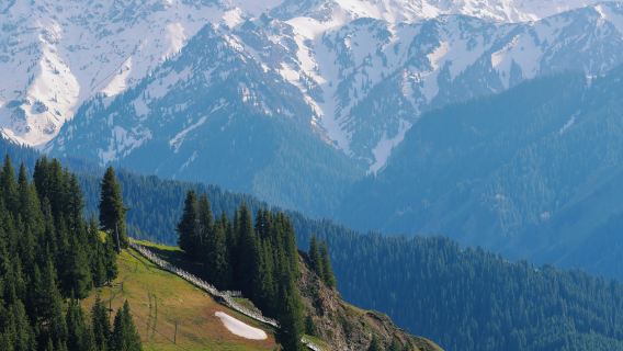 Urumqi - Tianshan Grand Canyon Bilong Bay + Zhaobi Mountain + Qiaoya Meadow / Private Charter Transfer