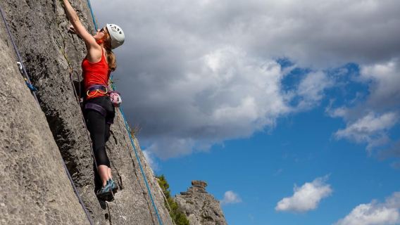 Истрийская жупания: тренажёр по скалолазанию с инструктором