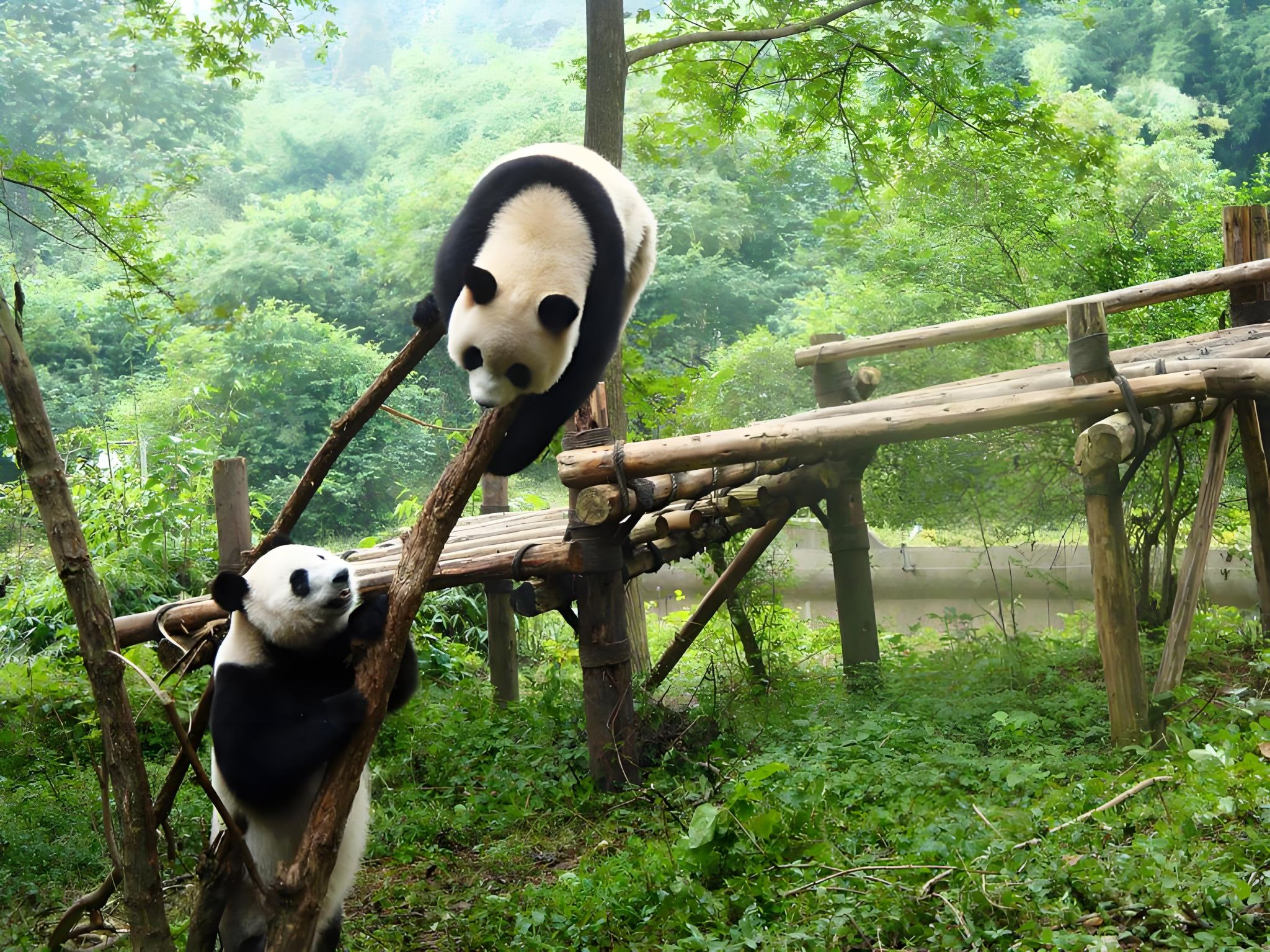 Base di ricerca di Chengdu per l'allevamento dei panda giganti: tour di gruppo di mezza giornata in lingua inglese, un'attrazione turistica imperdibile.