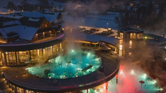 Zakopane: Geführte Tour mit Thermalbädern + Hoteltransfer ab Krakau