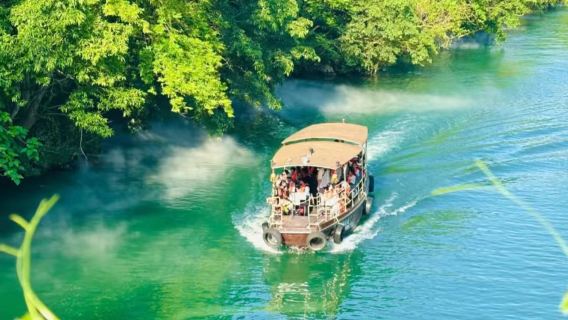 Lawatan sehari ke Air Terjun Rentas Negara Detian + Teluk Dongna/Mingshi: Pakej persendirian sewaan peribadi + aktiviti santai