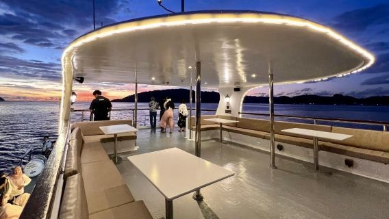 Kota kinabalu north borneo cruise sunset route (includes buffet diner and live performance)