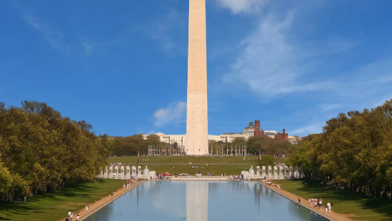New York round-trip Washington D.C. | One-day private chartered tour to check in at White House and Lincoln Memorial 12H