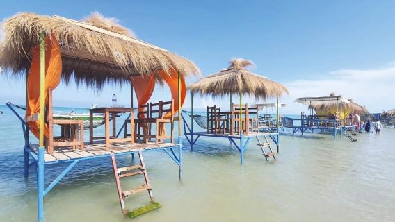 From Tunis: Coco Beach Day Trip with Speedboat and Lunch