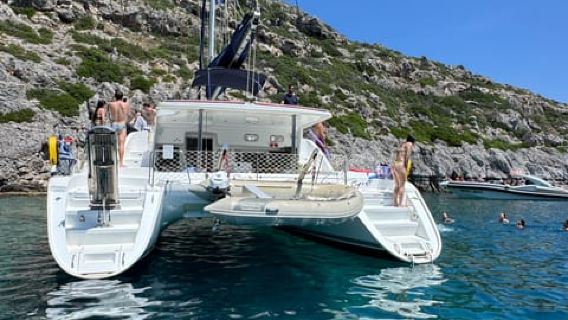 Rhodes: All inclusive Catamaran Escape with Lunch & Drinks