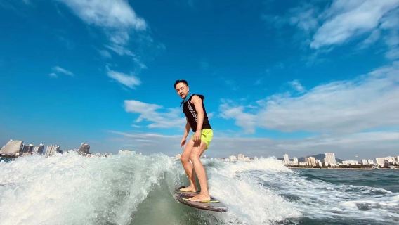 安徽合肥尾波沖浪體驗 造浪艇出海沖浪教學拼船包船尾波沖浪【百萬造浪艇+實體店+專業教練+包船教學】