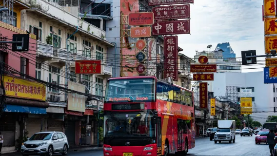 Featured tour starting at 691 THB: Bangkok Hop-On Hop-Off Double-Decker Open-Top City Sightseeing Bus Tour