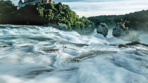 Zurich Rhine Falls Half Day Tour | Laufen Castle | Panoramic Elevator | Optional Stein Town