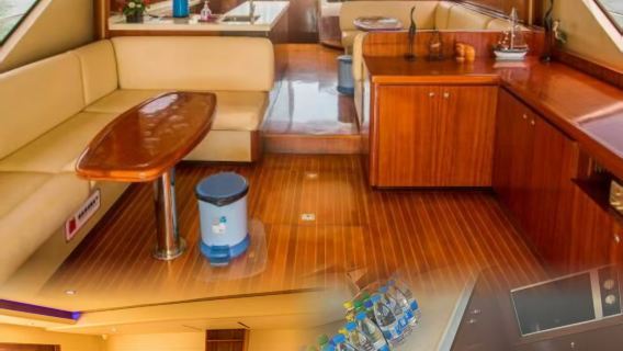 【三亞遊艇租賃】三亞鴻洲碼頭~Horizon(赫涞森)110尺超級豪華遊艇3小時包船出海團建聚會家庭度假