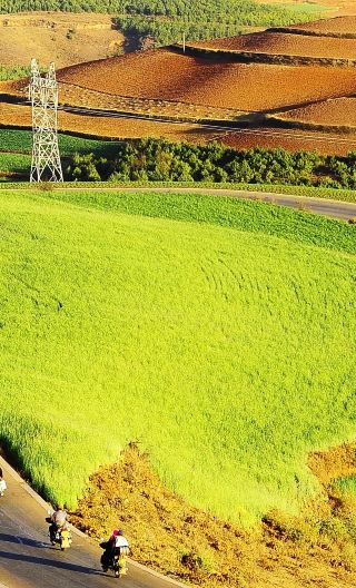Kunming Dongchuan Red Land Group Day Tour: Marvel at Nature's Artistry in Fiery Red Land