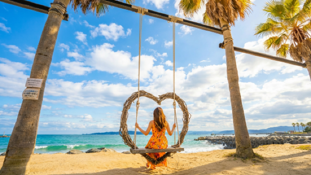 1-Day Tour to Itoshima, Kyushu: Meoto Iwa (Couple Rocks), Coconut Tree Swing, Shiraito Waterfall & Totoro Forest Cafe