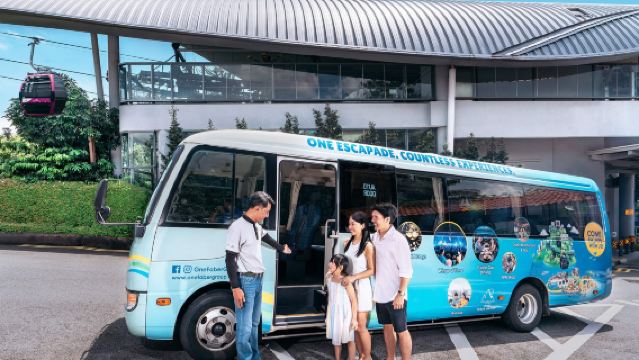 Billete de autobús turístico en Sentosa, Singapur [visita guiada de 2 horas]