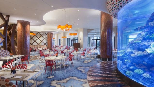 Zhuhai Chimelong Hengqin Bay Hotel dolphin buffet restaurant - family-friendly buffet vouchers for breakfast/lunch/dinner (options for 2/3 people or family sets)