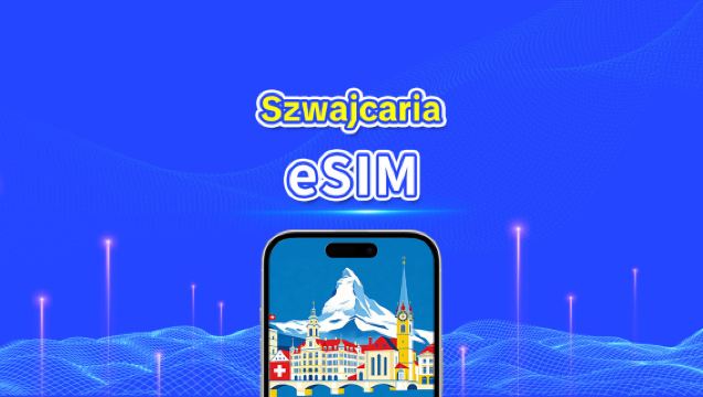 Szwajcarska eSIM | Szybki transfer danych | 5G/4G | Pakiety dzienne/pakiety danych | 24 godziny | 1-30 dni | Kod QR