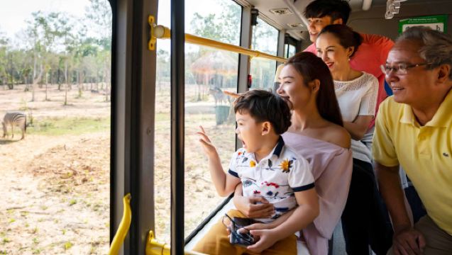 【Vinpearl Safari Phú Quốc】富國島珍珠野生動物園入場門票/門票+遊園車/夜間野生動物園之旅—多組合可選