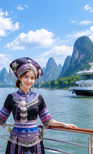 แม่น้ำหลีเจียง กุ้ยหลิน การล่องเรือ | กุ้ยหลิน ถึง หยางซั่ว เรือ 3 ดาว/4 ดาว | บริการรับจากโรงแรมในตัวเมืองกุ้ยหลิน 