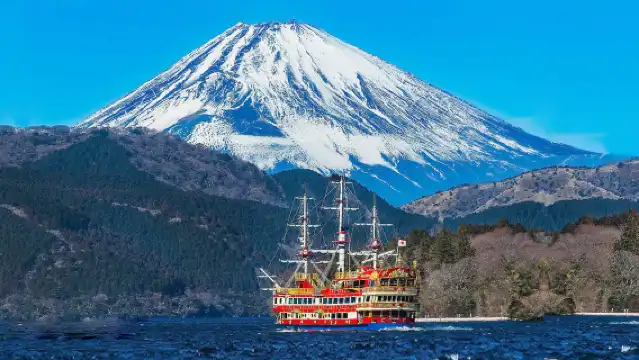 箱根+大湧谷一日遊:贈箱根空中纜車丨山中湖+蘆之湖雙湖之旅