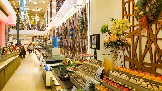 Buffet en la Isla de Borácay - Hotel Paradise Garden (buffet de hotel de 5 estrellas con comida y bebida ilimitada en el almuerzo o la cena)