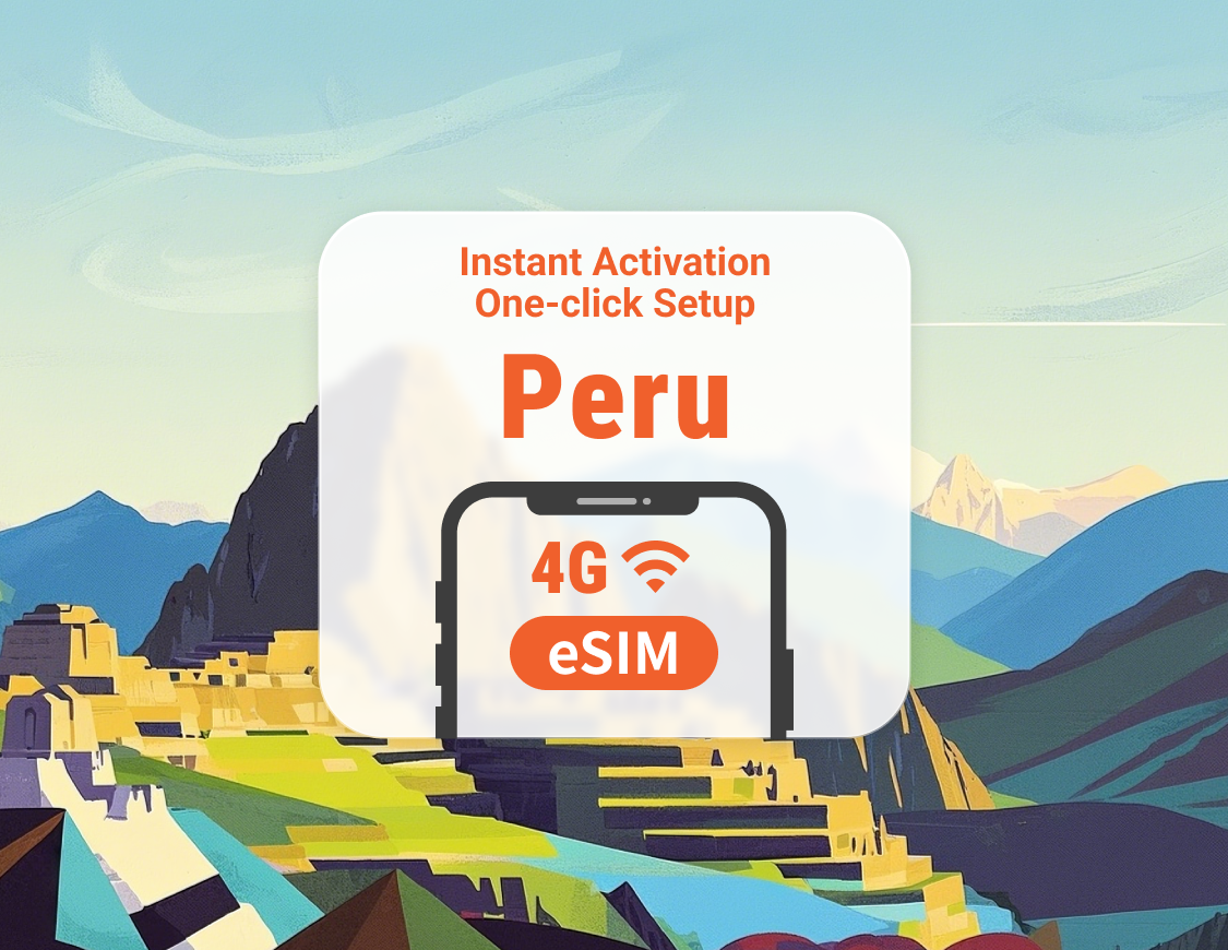 eSIM de Perú | Soporta ChatGPT y TikTok | 1–30 días | Código QR instantáneo