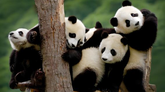 Pangkalan Penyelidikan Chengdu Lawatan Separuh Hari Pembiakan Panda Gergasi (kumpulan berbahasa Inggeris): Lihat khazanah negara yang menggemaskan dan nikmati pendidikan sains yang menyeronokkan di dewan.